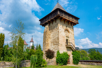 Summer at the Humor monastery in Romania