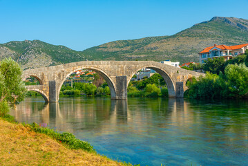 Fototapeta premium Arslanagic bridge in Bosnian town Trebinje
