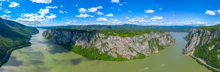 Iron Gates national park in Romania