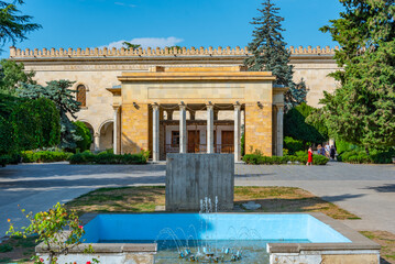Stalin park and Stalin museum in the center of Gori, Georgia