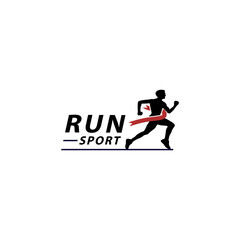 Fototapeta na wymiar man running man icon for sport logo design 2