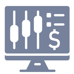 Fototapeta premium Stock Investment Icon Collection