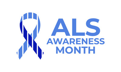 ALS awareness month is observed each year in may. It's  raise awareness of the disease, share stories from people living with ALS.Banner poster, flyer and background design.