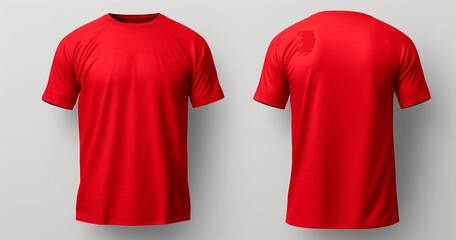 Realistic soccer jersey template for football kit or sports uniform. generative ai