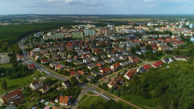 Beautiful Landscape Pila Krajobraz Osiedle Domy Aerial View Poland