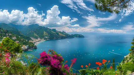 Fototapeten tropical island with sky © 윤우 손