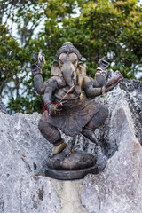 Fototapeta na wymiar Statue of Ganesha in Krabi, Thailand. 