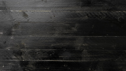 Black painted wood texture