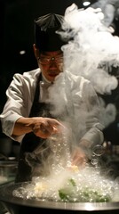 Innovative Culinary in High Tech Kitchen Laboratory