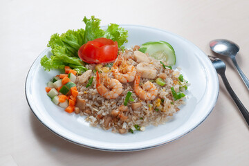 Nasi Goreng Ikan Laut or Seafood Fried Rice