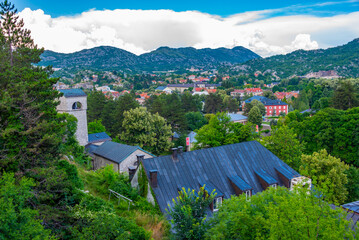 Cetinje monastery during summer, Montenegro