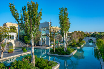 Mini Venice artificial channels in Baku, Azerbaijan