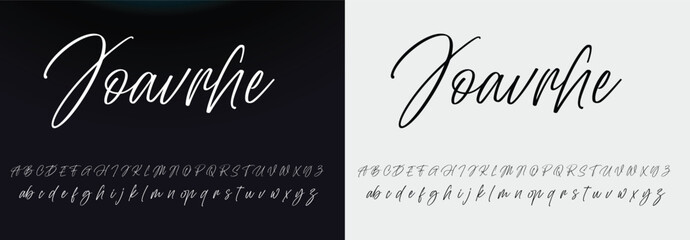 Font Handwritten Signature Brush Font Type Font lettering handwritten