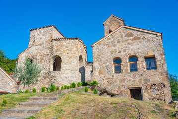 Summer day at Nekresi monastery in Georgia