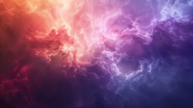 A dreamy abstract image resembling a celestial nebula with swirling colors