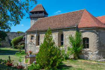 Fototapeta premium Fortified church in Romanian village Calnic