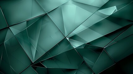 Abstract 3d geometric  textured dark green  color background,  for home decor, wall art, digital art print, wallpaper, background