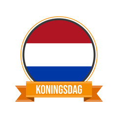 Netherlands koningsdad sticker