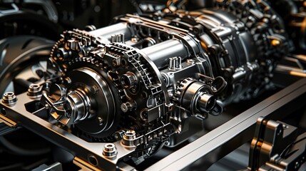 Describe the function and operation of a differential in a vehicle's drivetrain, including its role...