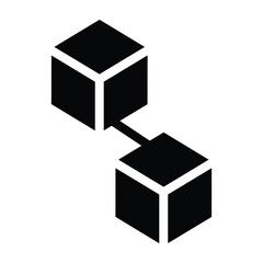 Blockchain, network, cryptocurrency icon, Blockchain, check, cryptocurrency icon