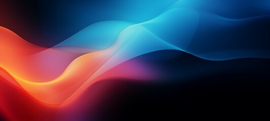 Grainy gradient background blue pink yellow abstract glowing color wave black dark backdrop noise texture banner poster header design