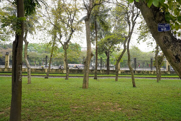 Fototapeta premium playground in the park
