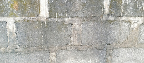 The wall of the house building