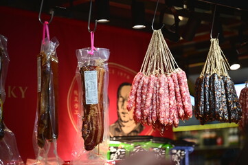TW-01.18.24: Chinese sausage and cured pork: Lunar New Year staples. Made with pork, Chinese...