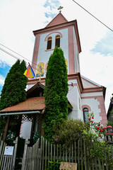 Holy Trinity Church, Biserica Sfanta Treime Kirche in Viscri or Deutsch-Weisskirch near Rupea, Brasov, Transylvania, Romania	(0457)