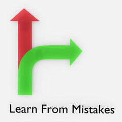Learn From Mistakes concept - 779366950