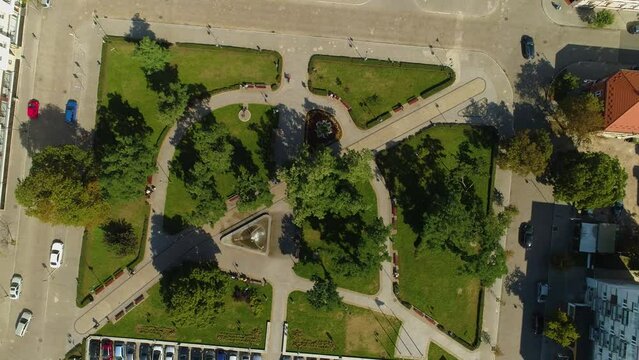 Kaczynski Square Green Market Wloclawek Zielony Rynek Aerial View Poland