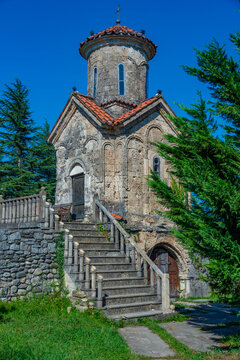 Summer day at Martvili Monastery in Georgia