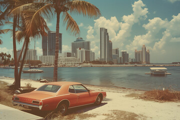 1980s Vintage Miami Florida 