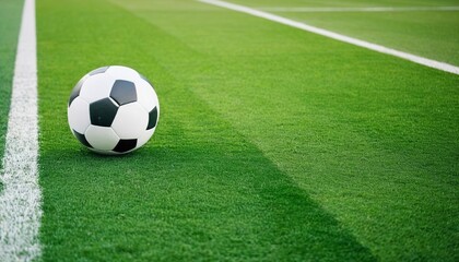 The Beautiful Game: A Soccer Ball on Well-Groomed Turf