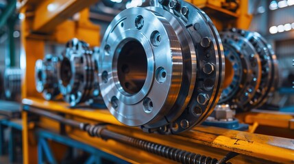 Write a guide on the selection and use of bearings in mechanical systems, considering factors like load capacity and friction. -​ - obrazy, fototapety, plakaty