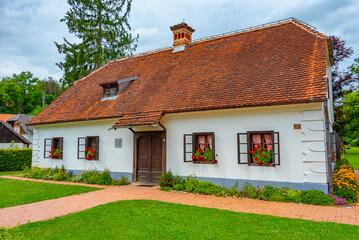 Birth house of former yugoslavian leader Josip Broz Tito in Kumrovec, Croatia