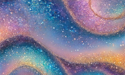 宇宙 銀河 虹 粒ガラス きらめき 背景素材 space, galaxy, rainbow, grain glass, sparkle Background Web graphics - obrazy, fototapety, plakaty