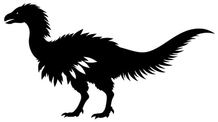 dinosaur silhouette vector illuastration