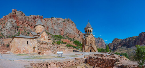 Summer day at Noravank monastery in Armenia