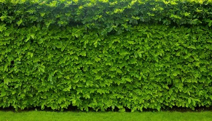 Green hedge or Green Leaves Wall