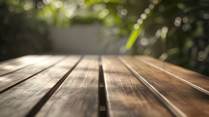 Obraz premium Warmth and Authenticity: Teak Wood Texture Background with Matte Finish