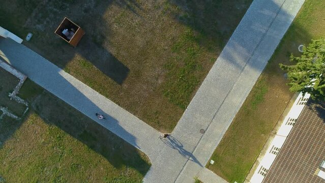Bikes Biala Podlaska Zespol Palacowy Radziwilow Aerial View Poland