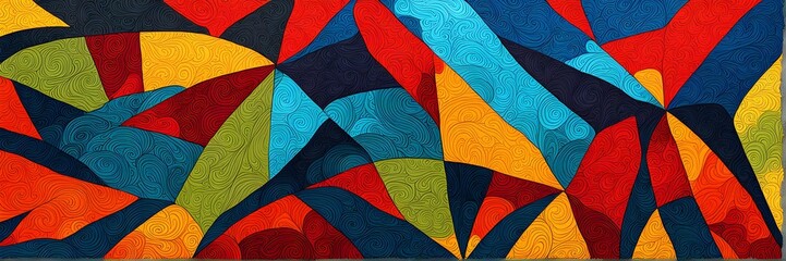 abstract art wallpaper in vibrant colors