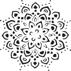 Beautiful mandala art, vector mandala design

