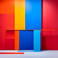 abstract art wallpaper in vibrant colors