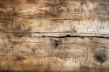 Fototapeta premium Rustic Wooden Texture - Natural Aged Brown Planks Background