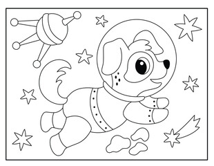 Space Coloring Pages for Kids