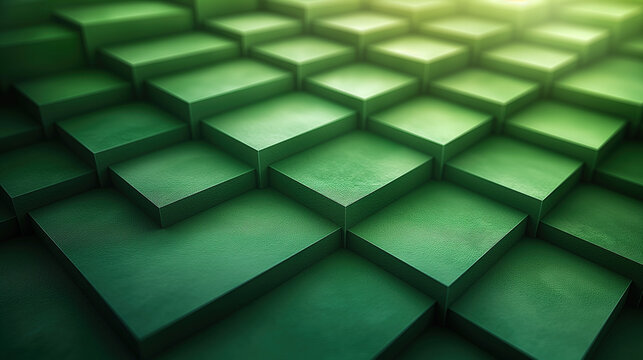 green cube wallpaer