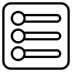 Slider icon, settings, control panel, setting, equalizer, edit tools, equalizer control, adjustment