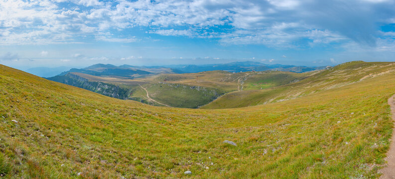 Summer day at Bucegi mountains in Romania